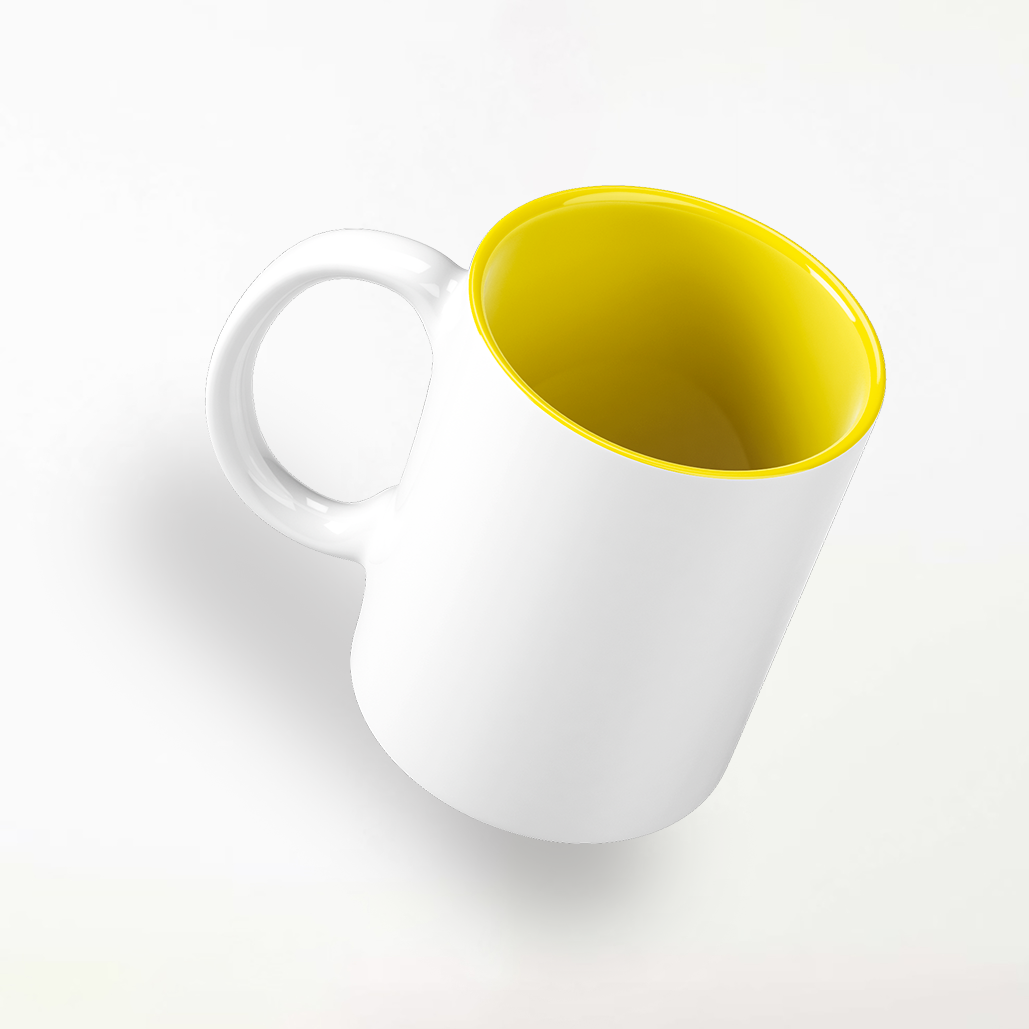 Yellow Personalised Mug